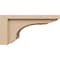 Ekena Millwork 7"W x 14"D x 7"H Wide Warren Rough Cedar Woodgrain TimberThane Corbel, Primed Tan CORUR07X14X07WARRCPR - alternate 6